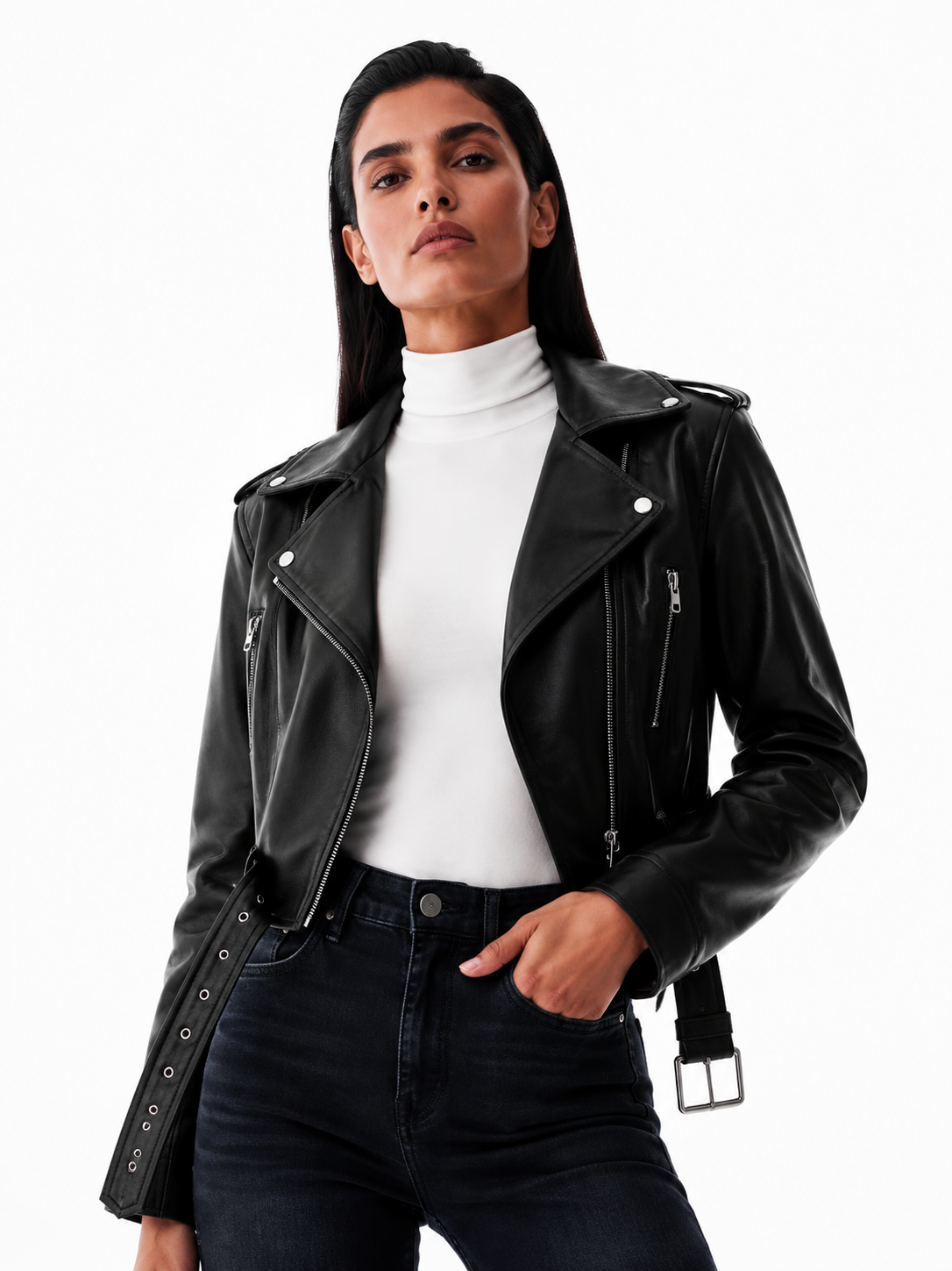 Jaqueta biker Monaco