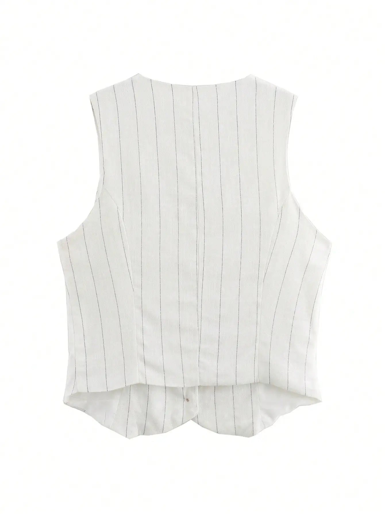 Colete Risca de Giz Branco Babi