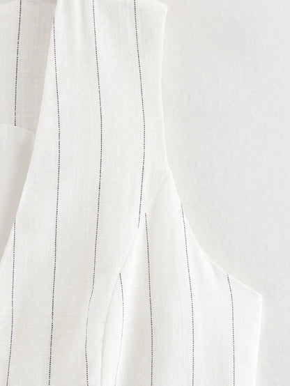 Colete Risca de Giz Branco