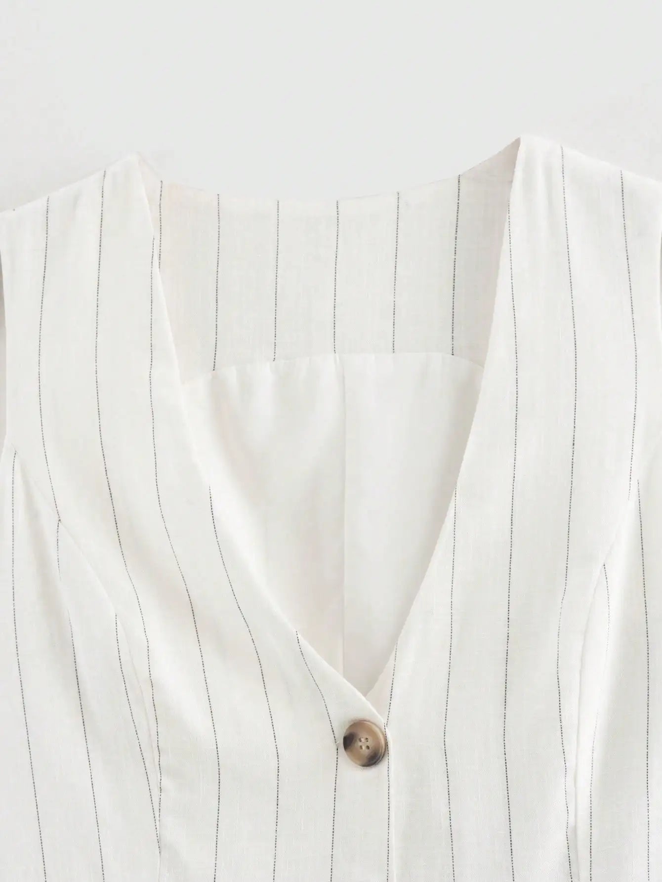 Colete Risca de Giz Branco