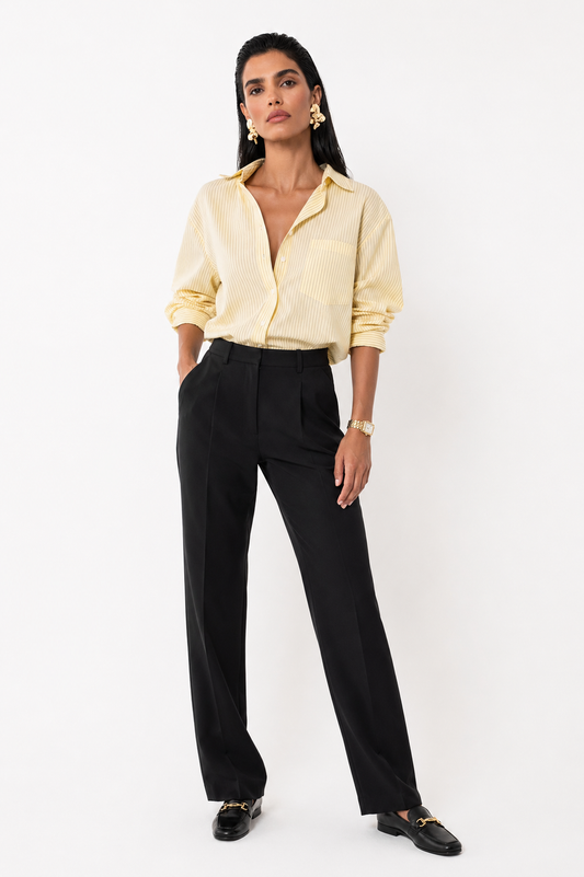 Camisa Feminina Listrada Classic Fit